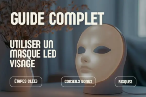 Utiliser un masque LED visage