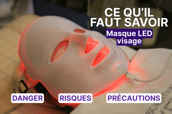 Masque LED visage danger