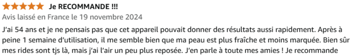 Avis positif de SkinRevive Pro de LumiBe