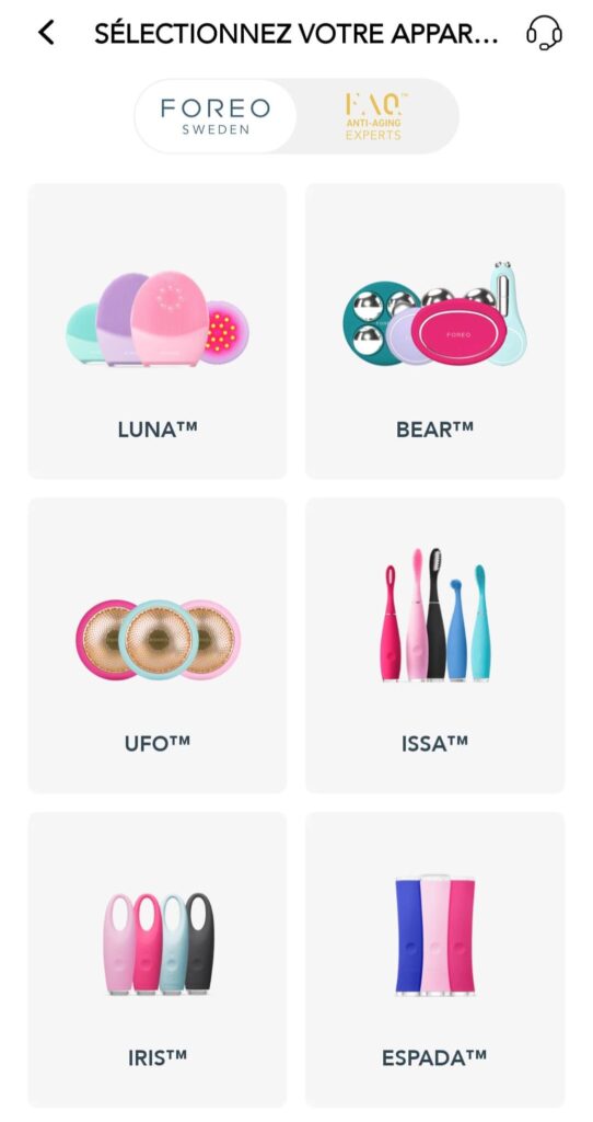 L'application Foreo For You
