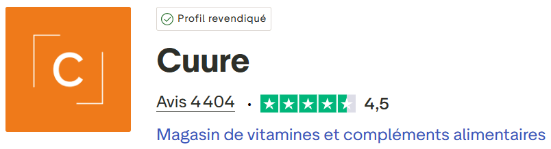 Avis Trustpilot Cuure