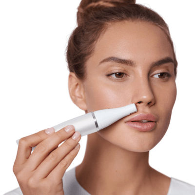 Epilation avec Braun FaceSpa Pro 912