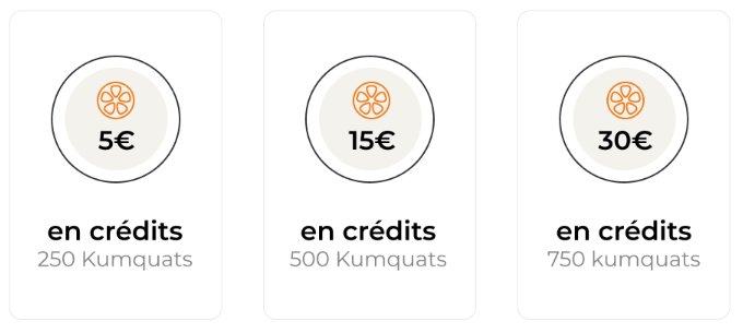 Convertir les points en crédits Cuure