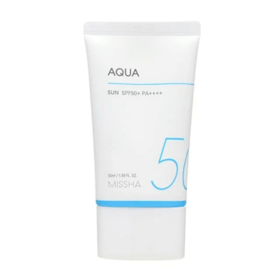 La crème solaire Missha All Around Safe Block Aqua Sun
