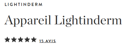 Avis Oh My Cream sur l'appareil Lightinderm