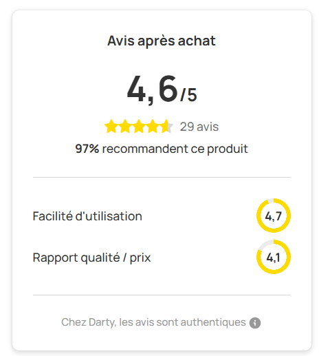 Avis Darty Lumea Philips 9000