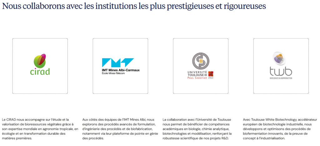 Les institutions avec lesquelles travaille Dynveo