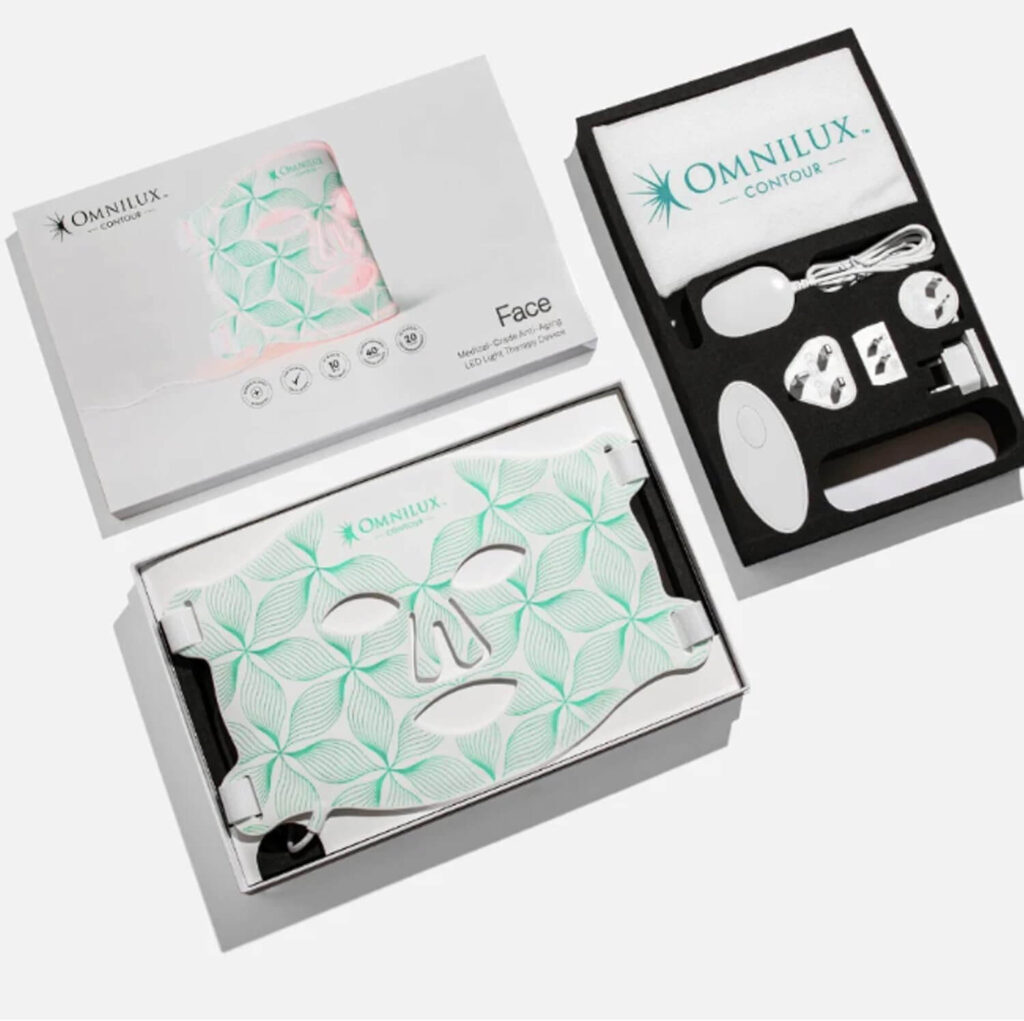 Masque LED Omnilux et ses accessoires