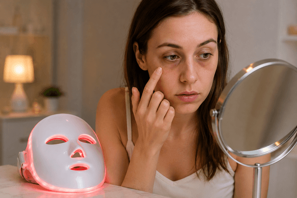 Masque LED pour les cernes : quelles longueurs d’onde, quels résultats, pour quel type de cernes ?