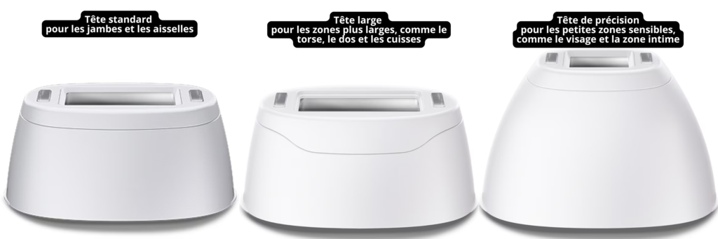 Têtes du Braun Silk Expert Pro 3