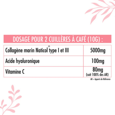 Composition du collagène Beauté Nutrivie