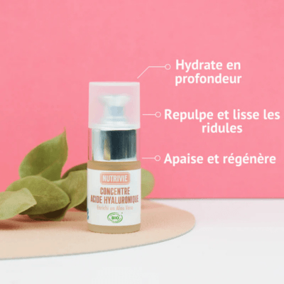 Objectifs concentré acide hyaluronique Nutrivie