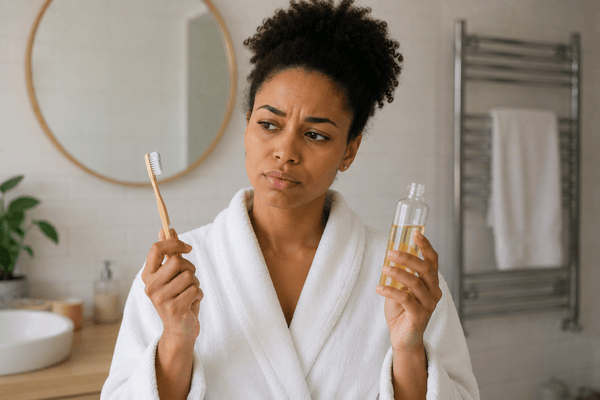 Oil pulling avant ou après le brossage ? Voici l’ordre à respecter