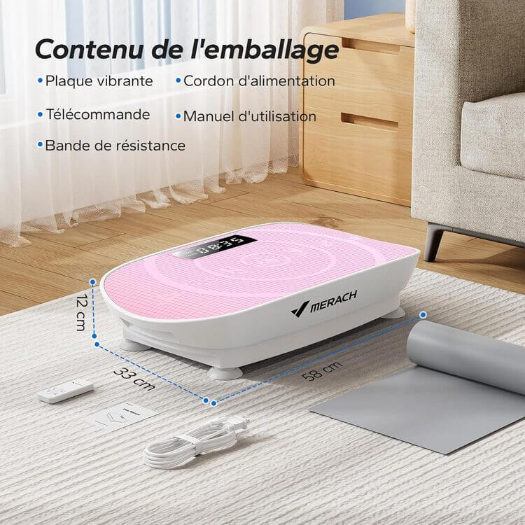 Accessoires de la plateforme vibrante Merach