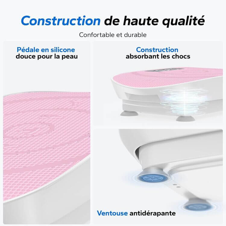 Compostion de la plateforme vibrante Merach