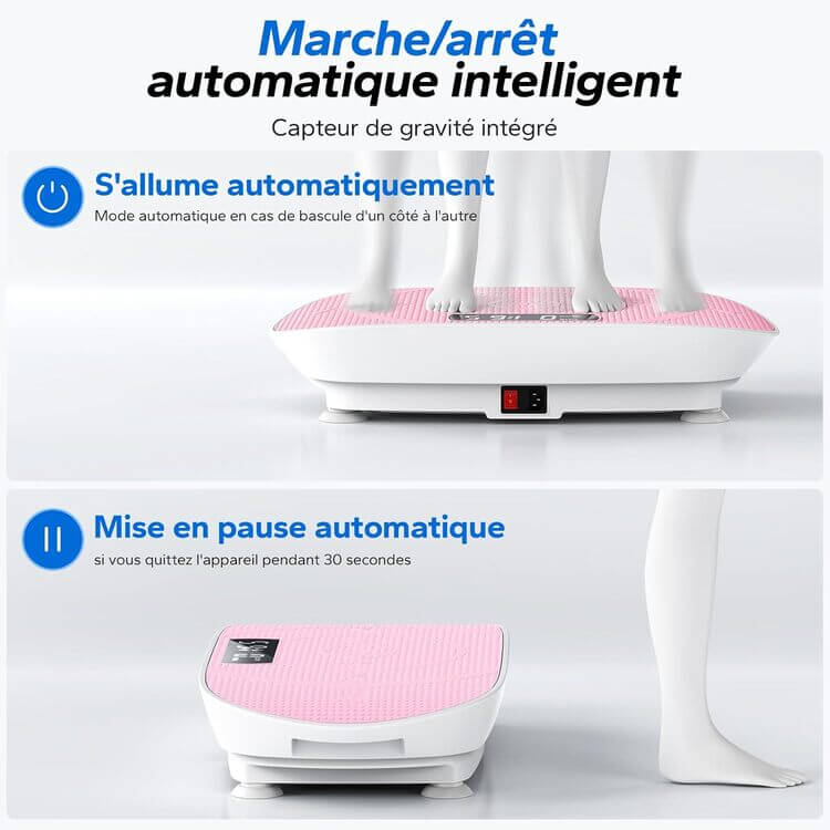 Fonctionnement de la plateforme vibrante Merach