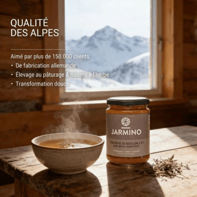 Qualité bouillon d'os Jarmino