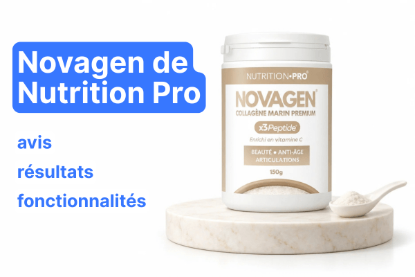 Avis collagène de Nutrition Pro : mon test du Novagen marin tripeptide