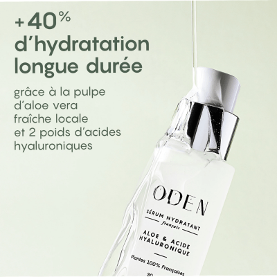 Résultat sérum hydratant Oden